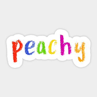 peachy Sticker